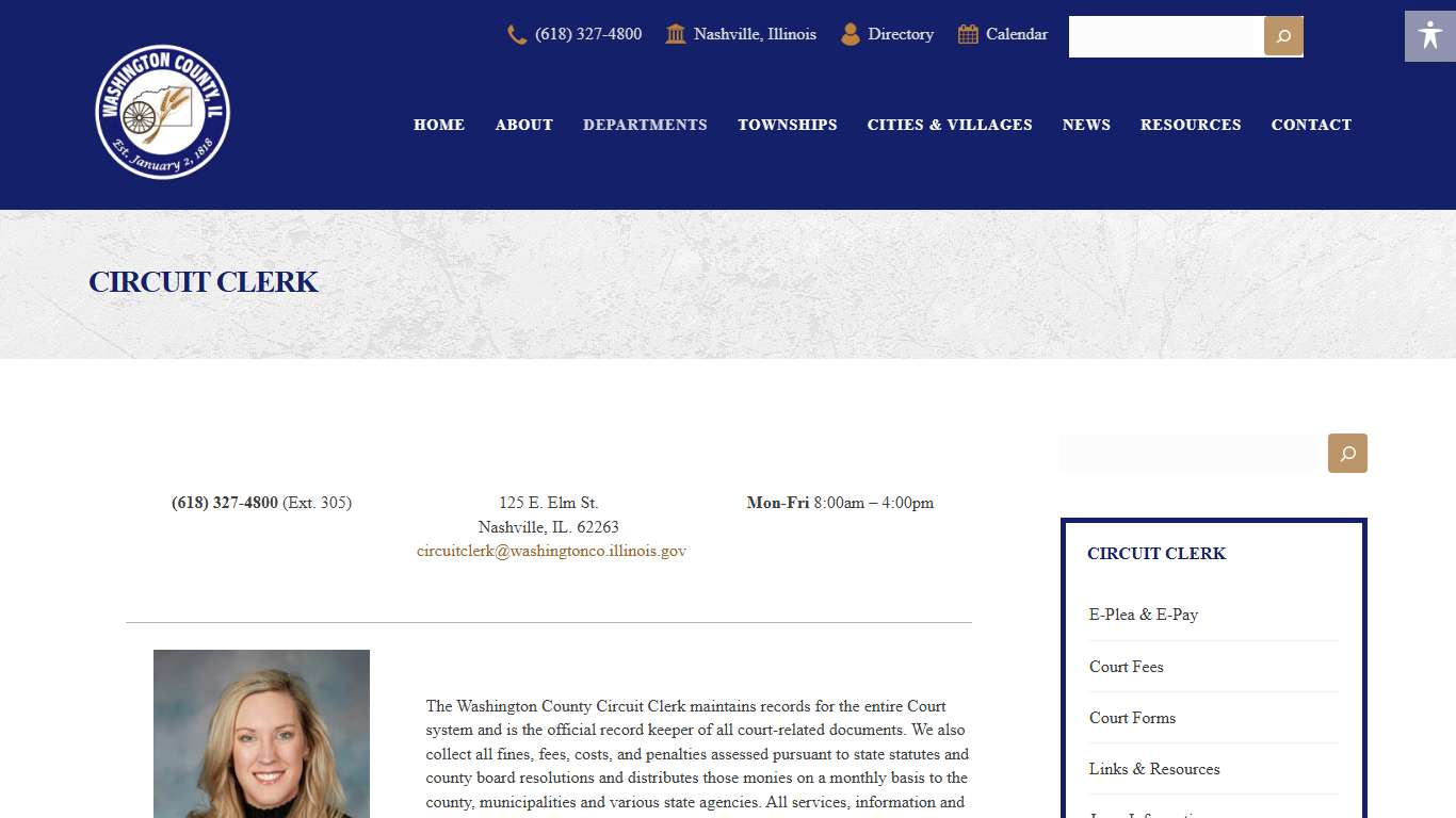 Circuit Clerk | Washington County, Illinois